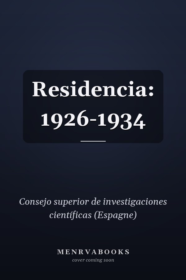 Residencia: 1926-1934