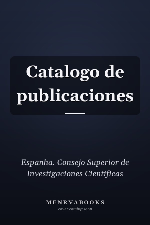 Catalogo de publicaciones