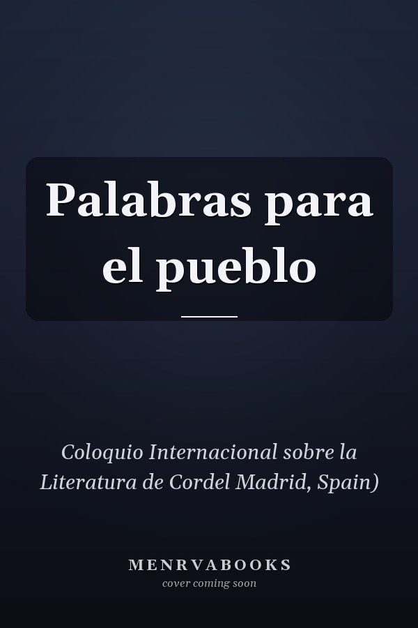 Palabras para el pueblo