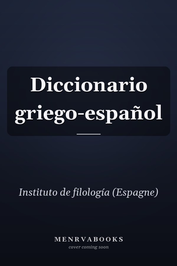 Diccionario griego-español