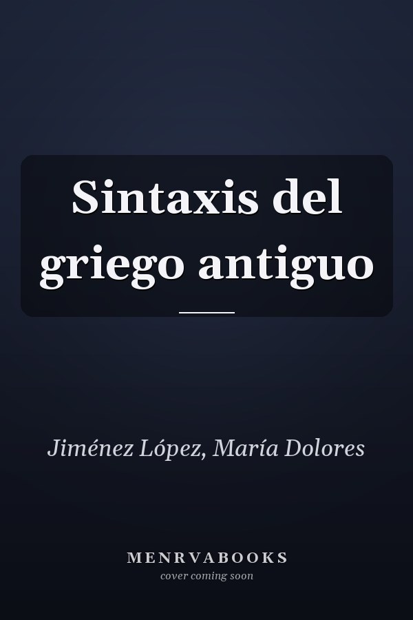 Sintaxis del griego antiguo