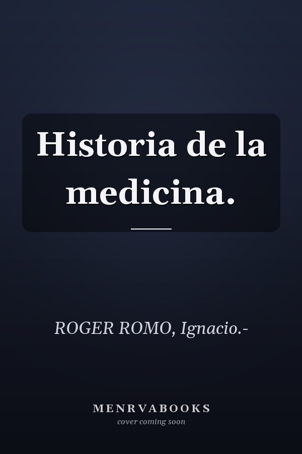 Historia de la medicina.