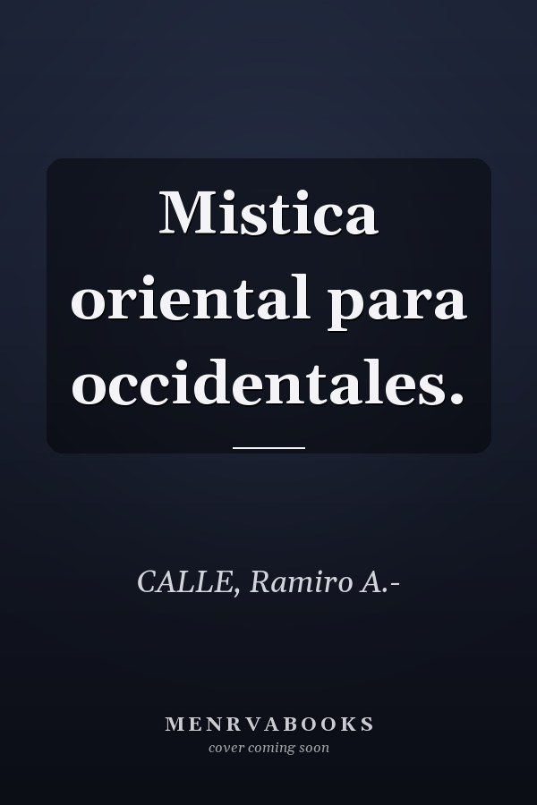 Mistica oriental para occidentales.