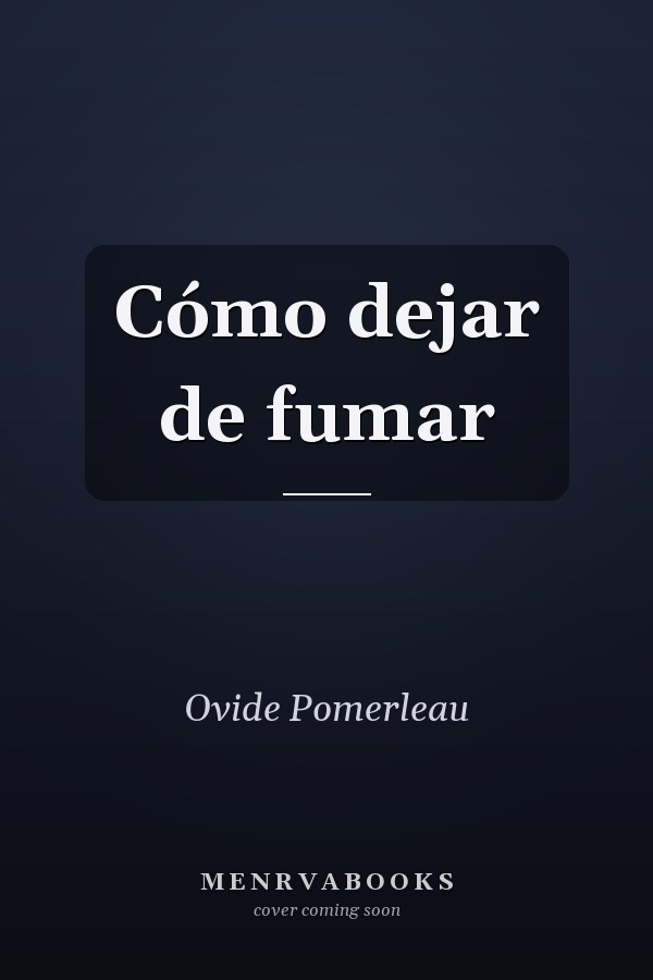 Cómo dejar de fumar