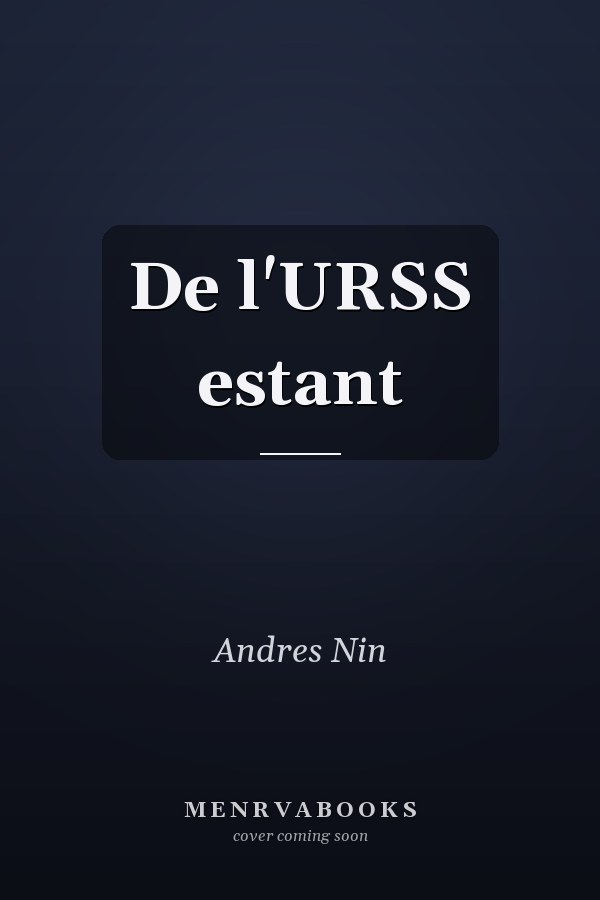 De l'URSS estant