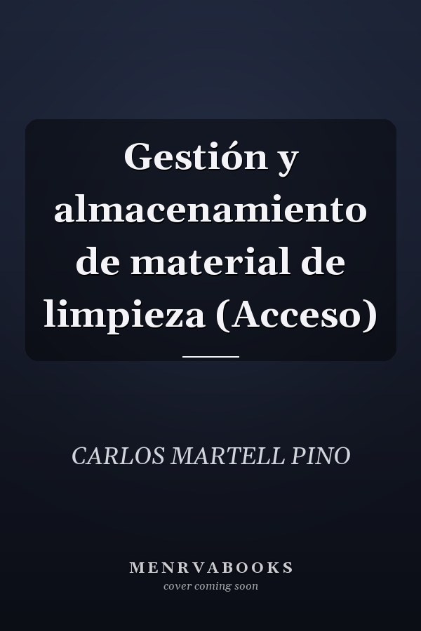 Gestión y almacenamiento de material de limpieza (Acceso)