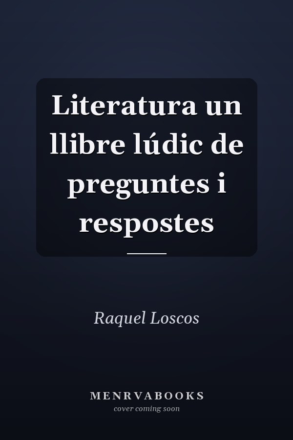 Literatura un llibre lúdic de preguntes i respostes