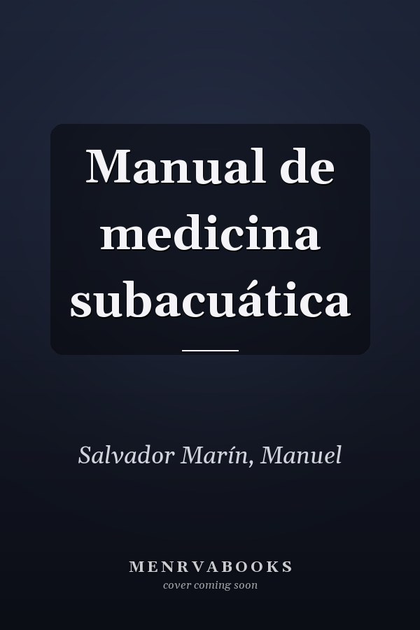 Manual de medicina subacuática