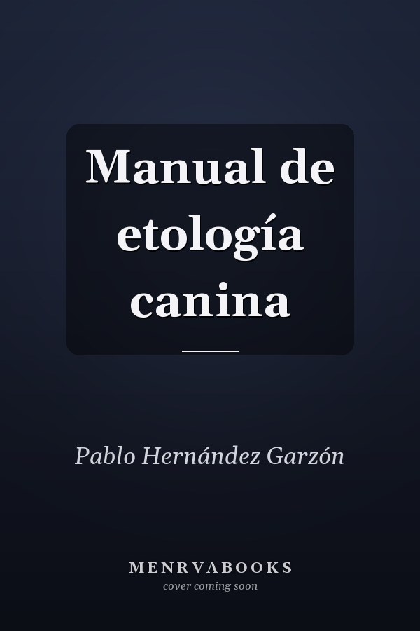 Manual de etología canina