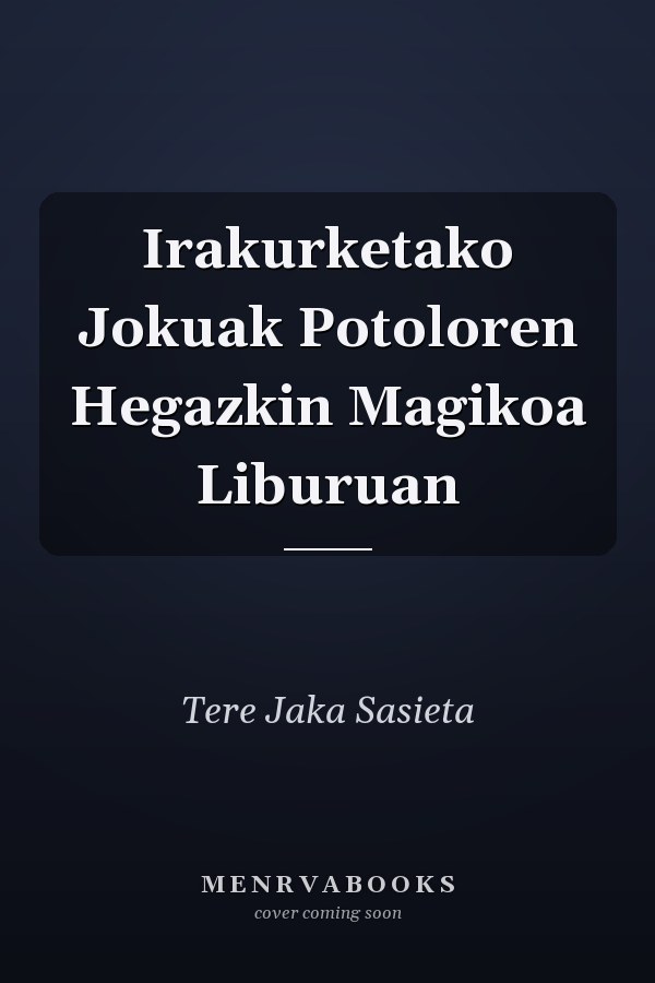 Irakurketako Jokuak Potoloren Hegazkin Magikoa Liburuan