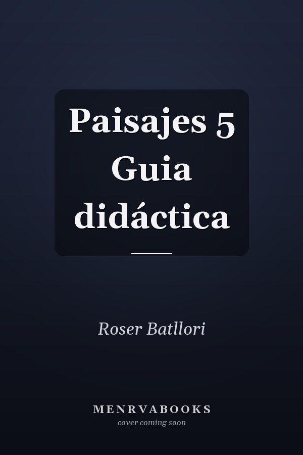 Paisajes 5 Guia didáctica