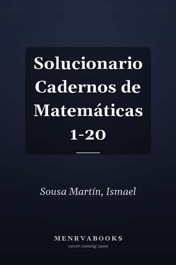 Solucionario Cadernos de Matemáticas 1-20