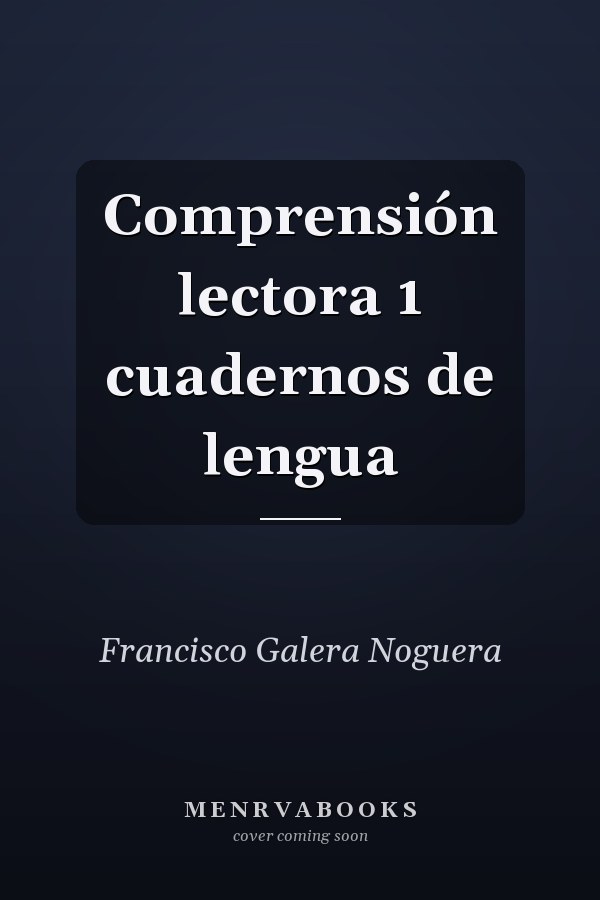 Comprensión lectora 1 cuadernos de lengua