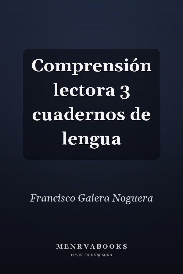 Comprensión lectora 3 cuadernos de lengua