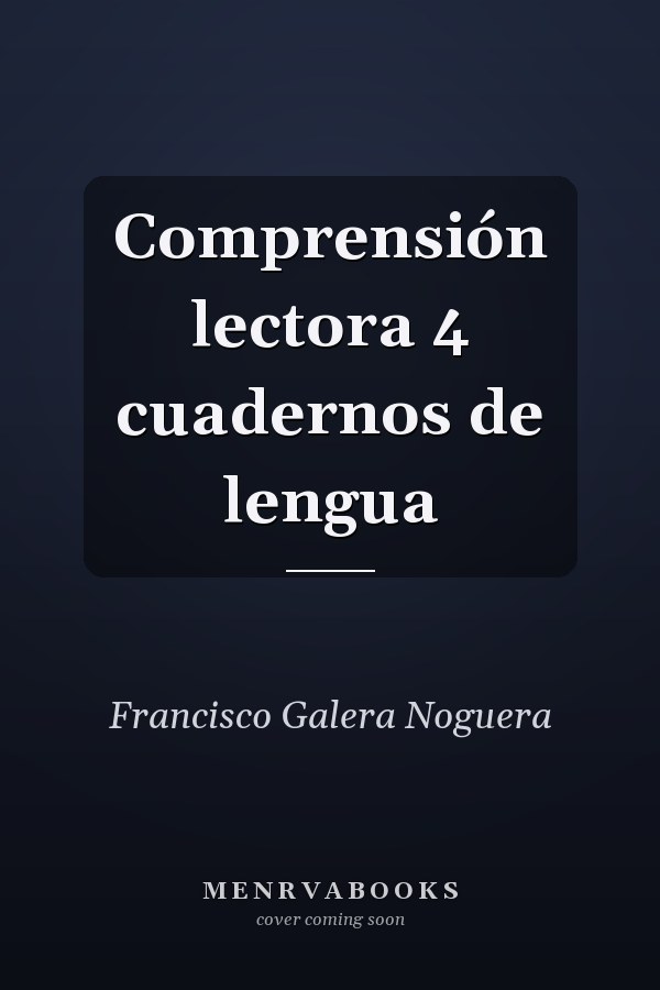 Comprensión lectora 4 cuadernos de lengua