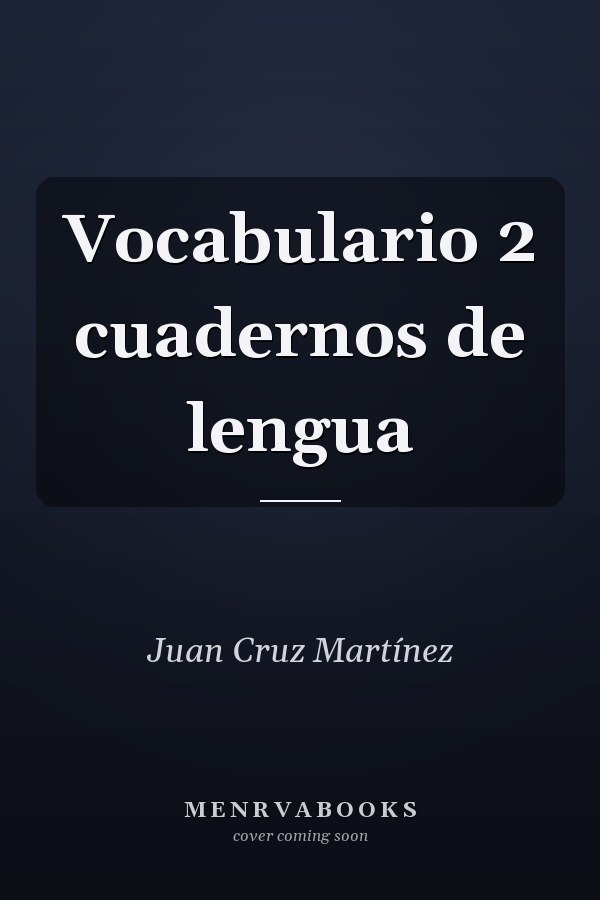 Vocabulario 2 cuadernos de lengua