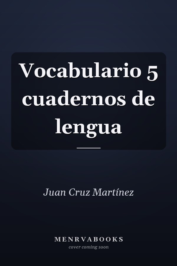 Vocabulario 5 cuadernos de lengua