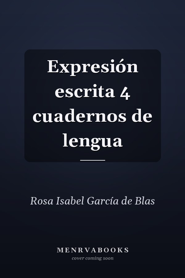 Expresión escrita 4 cuadernos de lengua