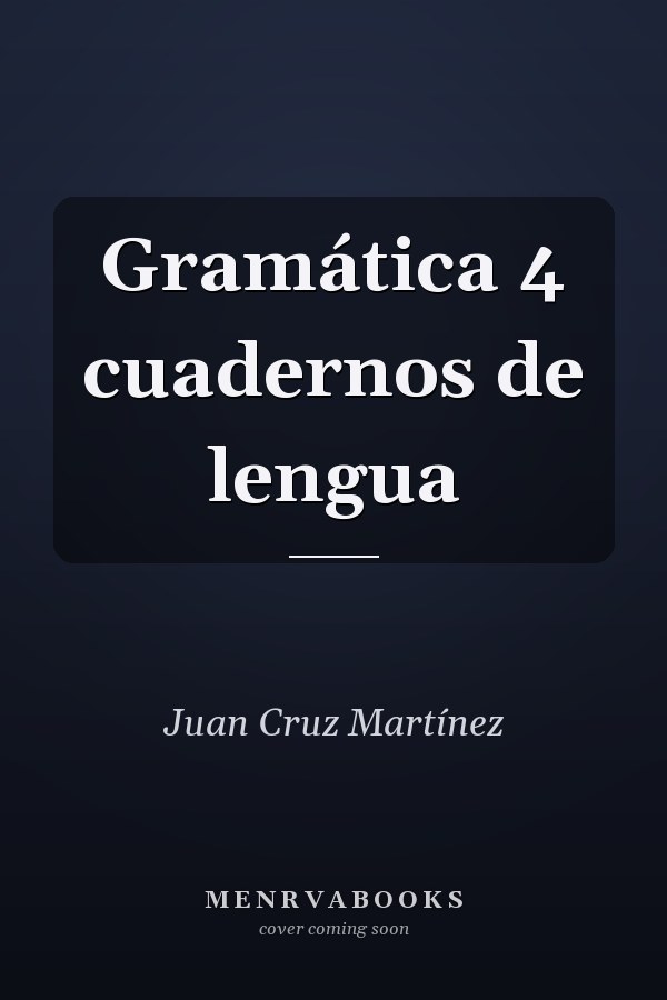 Gramática 4 cuadernos de lengua