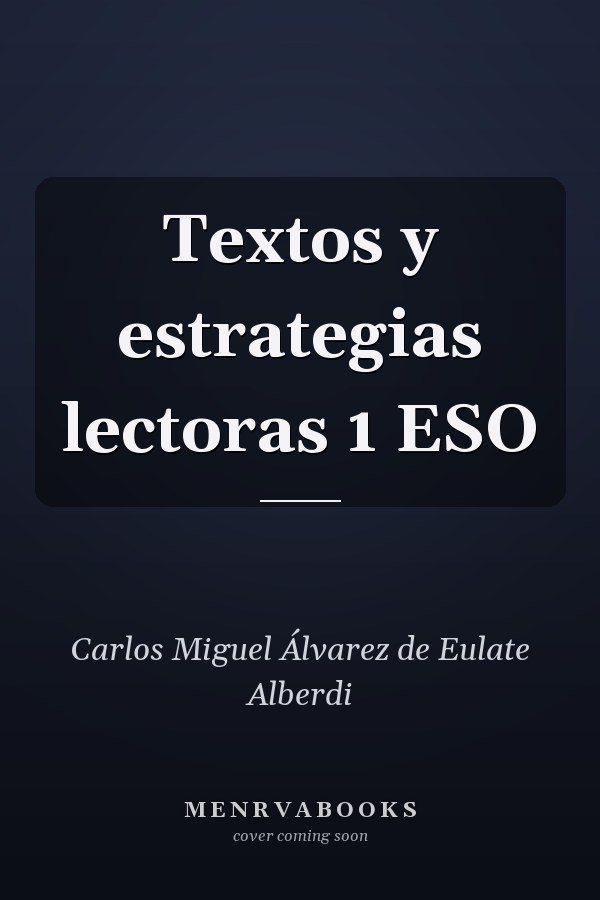 Textos y estrategias lectoras 1 ESO