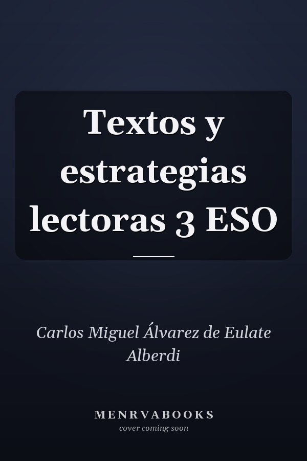Textos y estrategias lectoras 3 ESO