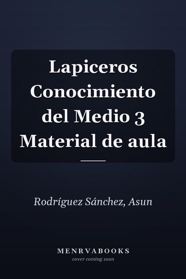 Lapiceros Conocimiento del Medio 3 Material de aula