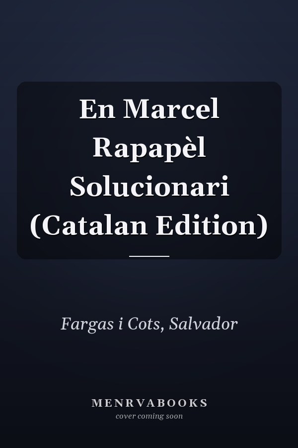 En Marcel Rapapèl Solucionari (Catalan Edition)