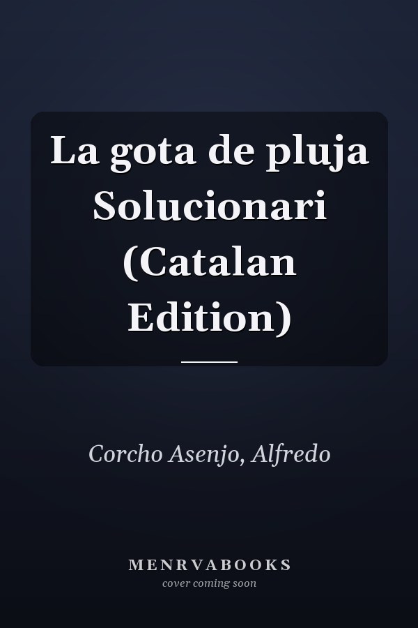 La gota de pluja Solucionari (Catalan Edition)