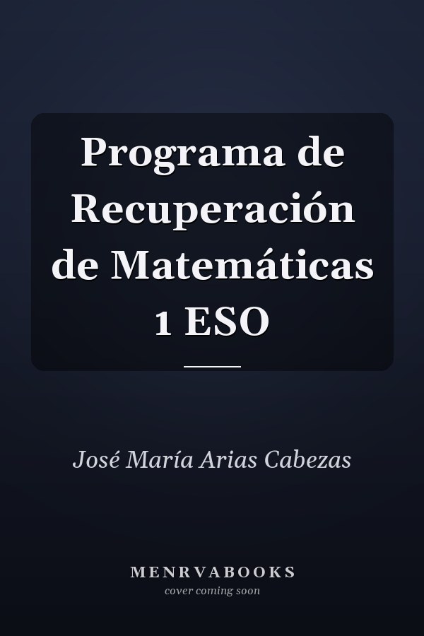 Programa de Recuperación de Matemáticas 1 ESO