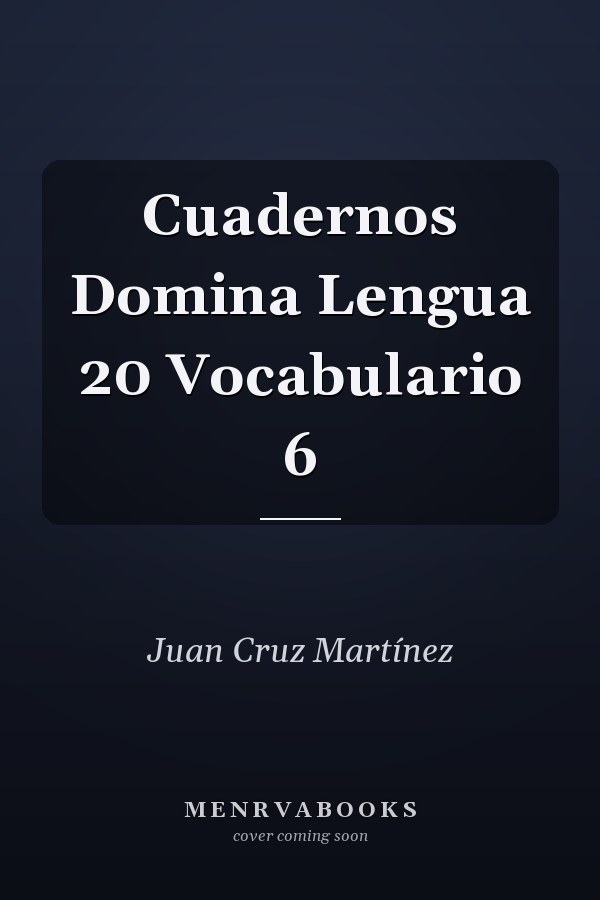 Cuadernos Domina Lengua 20 Vocabulario 6