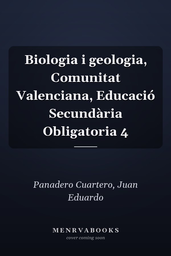 Biologia i geologia, Comunitat Valenciana, Educació Secundària Obligatoria 4