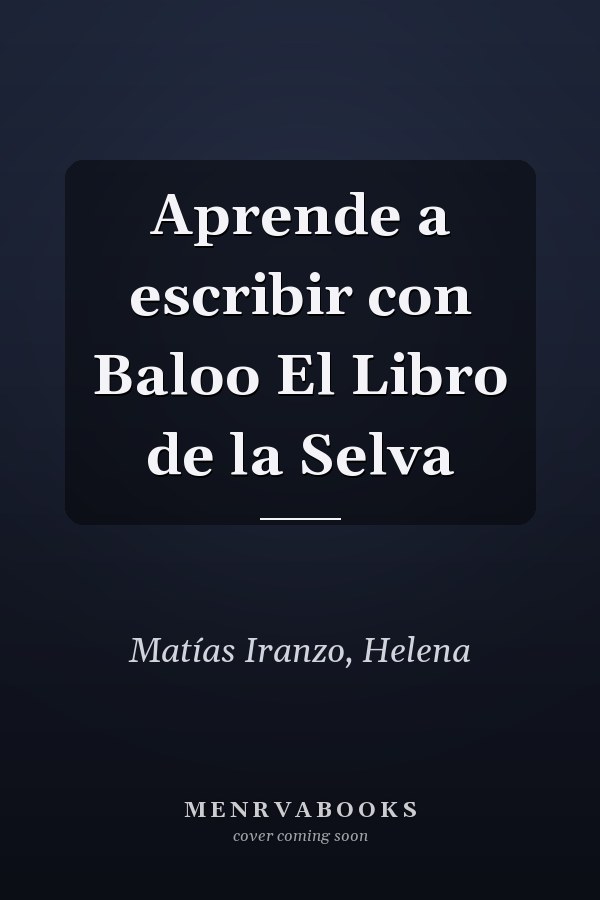 Aprende a escribir con Baloo El Libro de la Selva