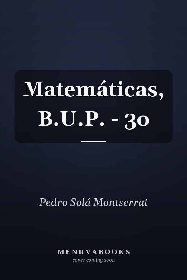 Matemáticas, B.U.P. - 3o