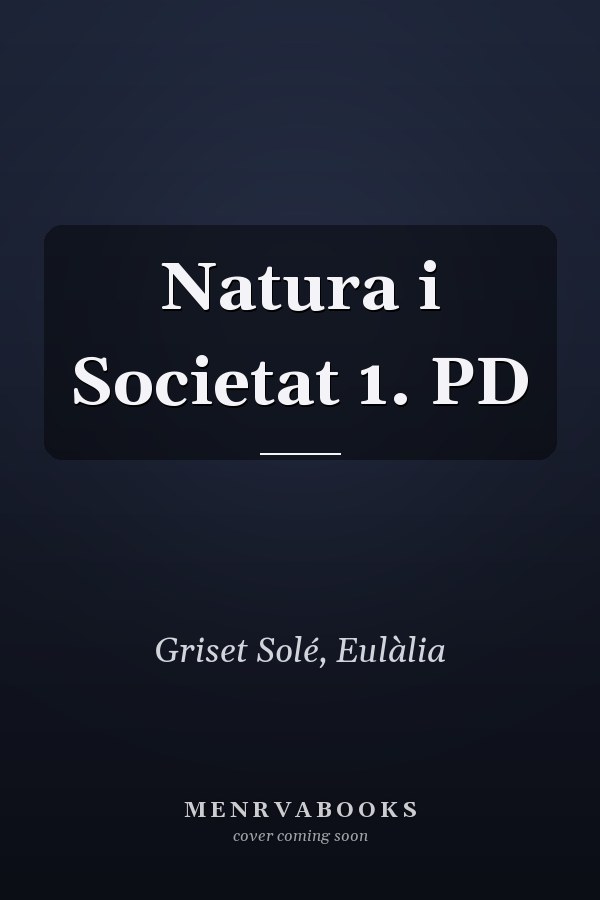 Natura i Societat 1. PD