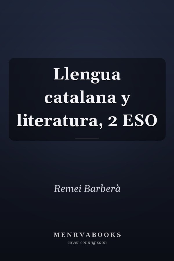 Llengua catalana y literatura, 2 ESO