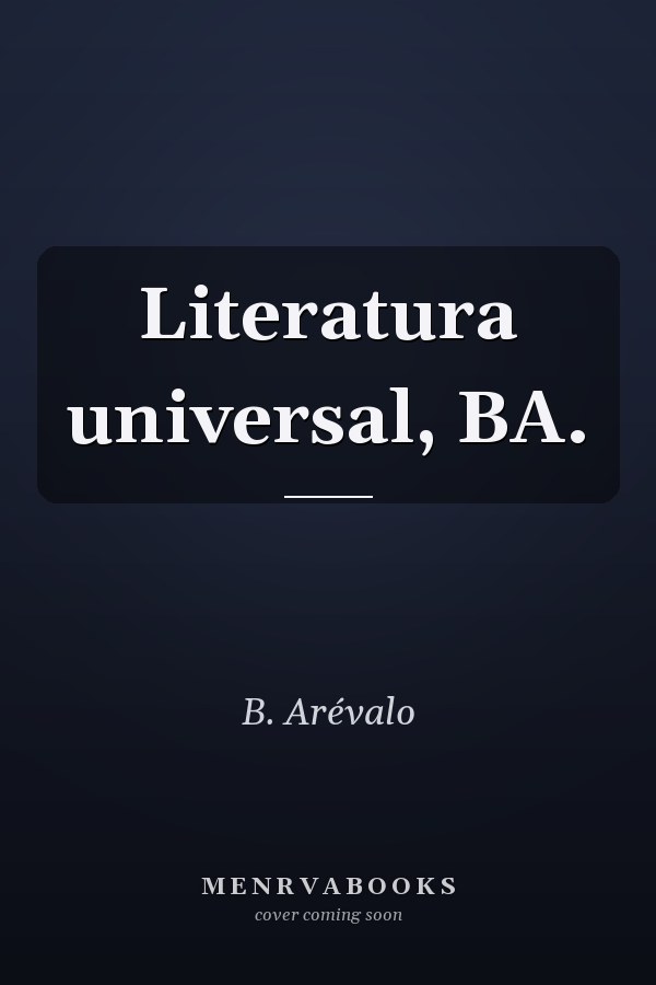Literatura universal, BA.