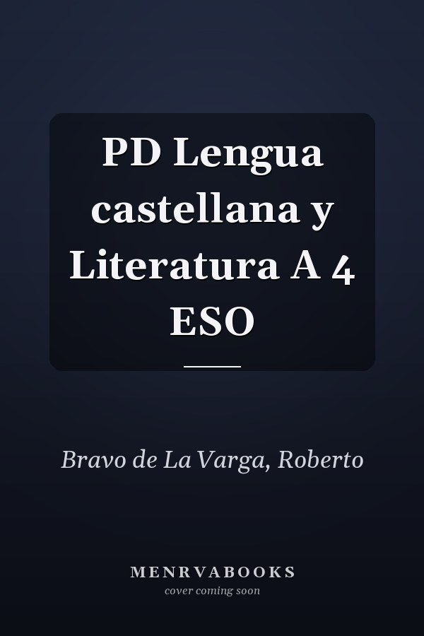PD Lengua castellana y Literatura A 4 ESO
