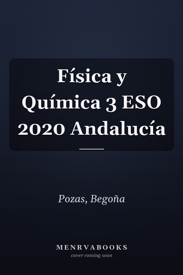Física y Química 3 ESO 2020 Andalucía