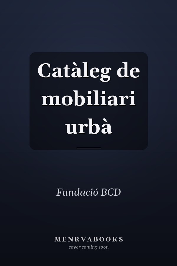 Catàleg de mobiliari urbà