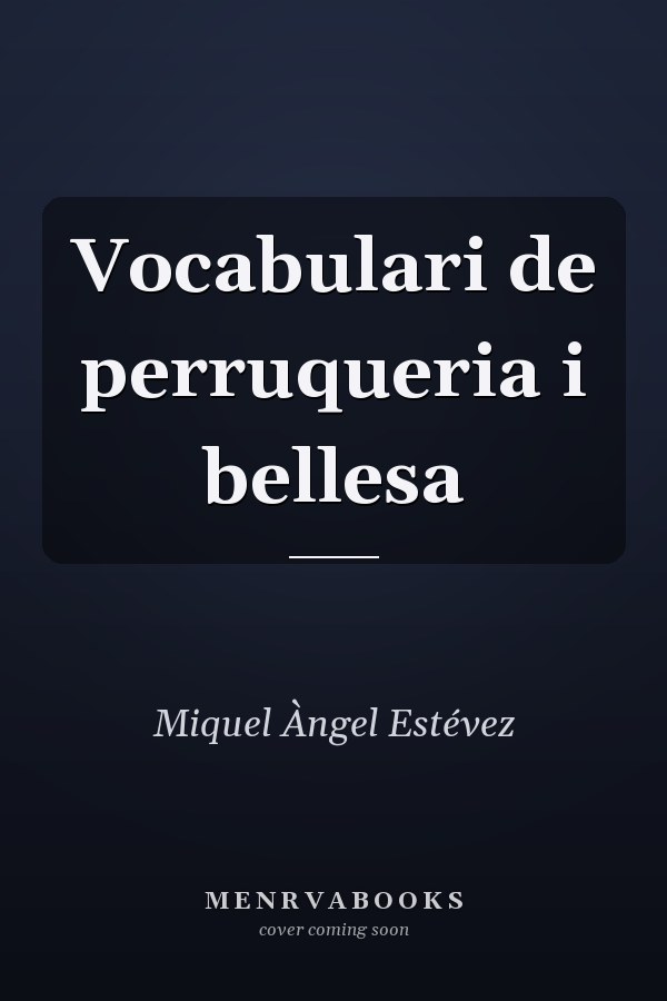 Vocabulari de perruqueria i bellesa