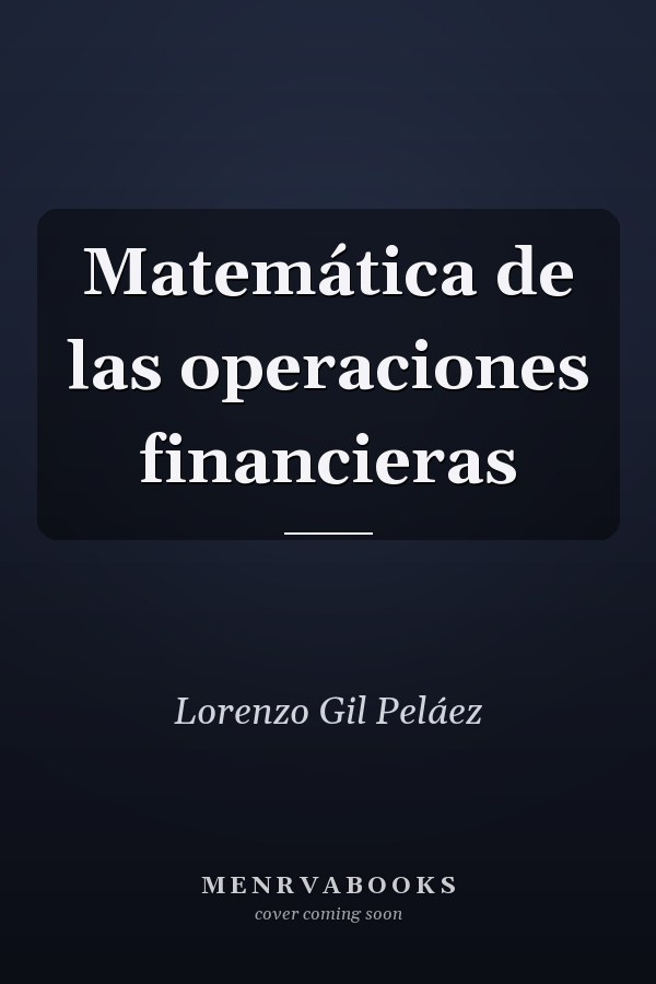 Matemática de las operaciones financieras