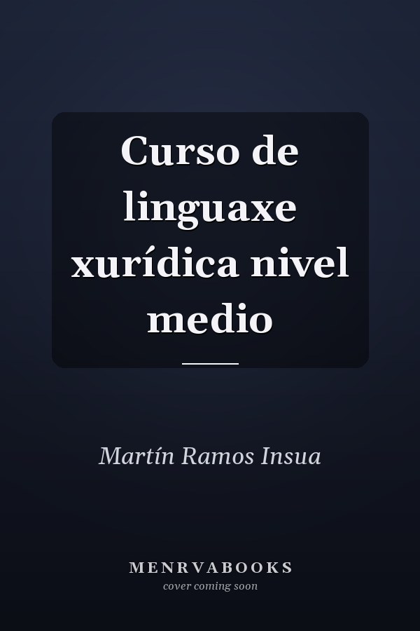 Curso de linguaxe xurídica nivel medio