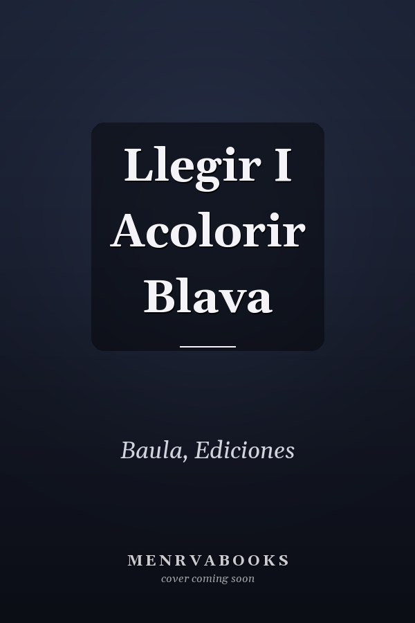 Llegir I Acolorir Blava