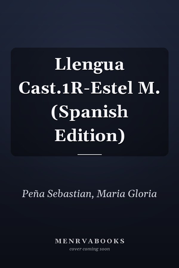 Llengua Cast.1R-Estel M. (Spanish Edition)