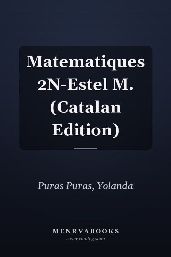 Matematiques 2N-Estel M. (Catalan Edition)