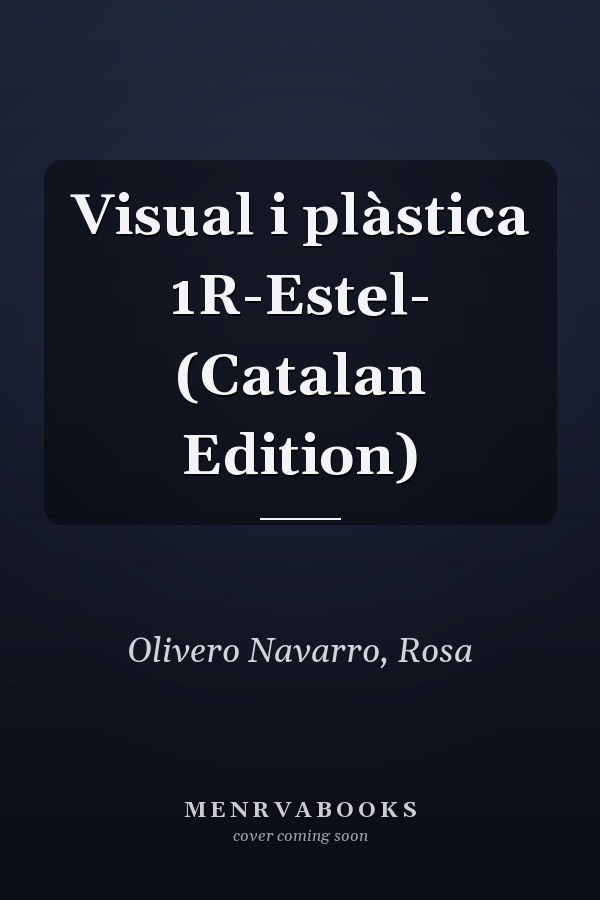 Visual i plàstica 1R-Estel- (Catalan Edition)