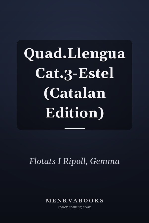 Quad.Llengua Cat.3-Estel (Catalan Edition)