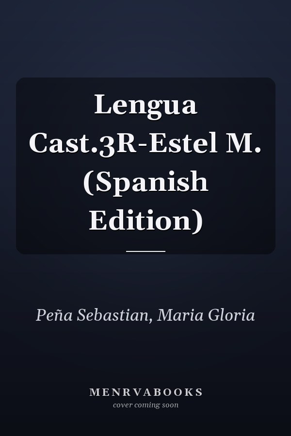 Lengua Cast.3R-Estel M. (Spanish Edition)