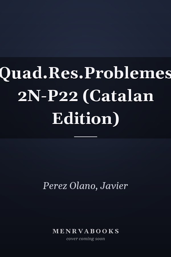 Quad.Res.Problemes 2N-P22 (Catalan Edition)