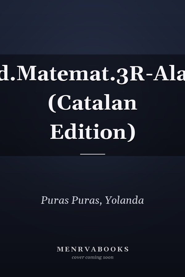 Quad.Matemat.3R-Alabast (Catalan Edition)